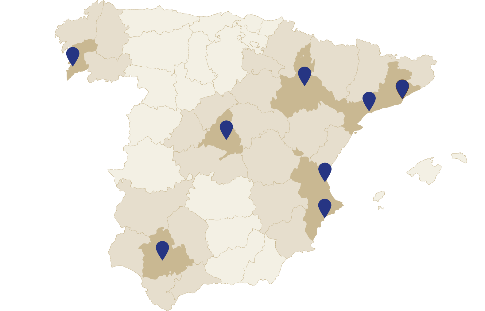 Delegaciones de Renoveduch en España