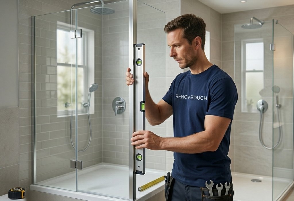 instalar mampara de ducha